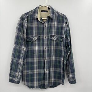 Pepe Jeans plaid green button up‎ size large